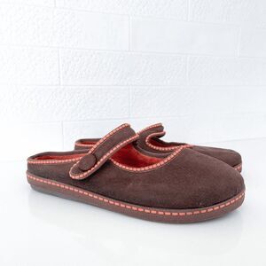 Woolrich Brown and Red Women's Slippers